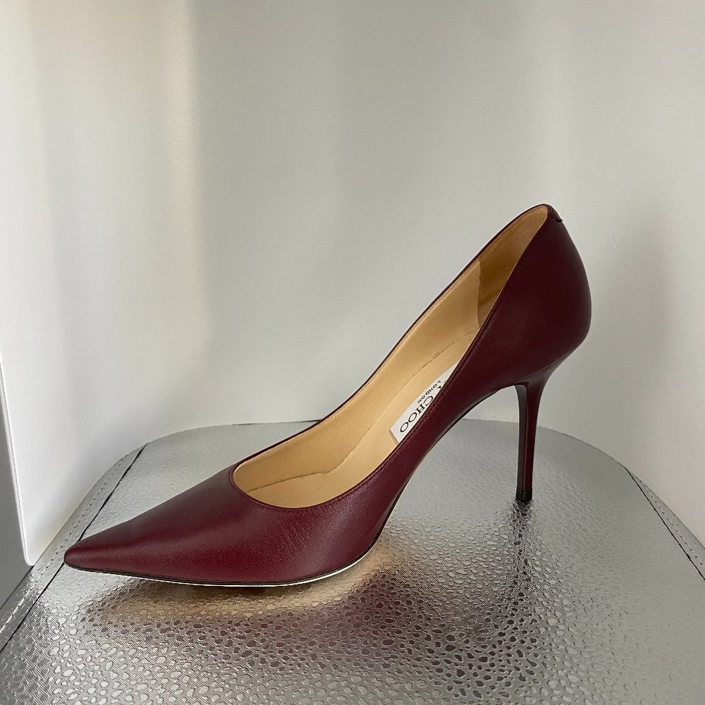 Jimmy Choo Agnes Shoes 36.5 Dark Shiraz